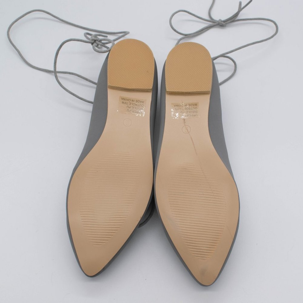 Journee Collection Fiona Women's Lace-Up Ballet Flats - Picture 8 of 8